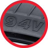 Encuentra el índice de carga de sus neumáticos y su índice de velocidad